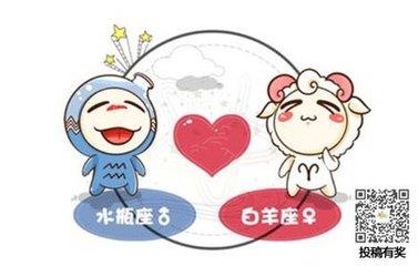 水瓶男和白羊女
