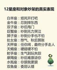 12星座谁最丑